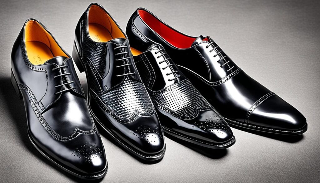 black dress shoe styles